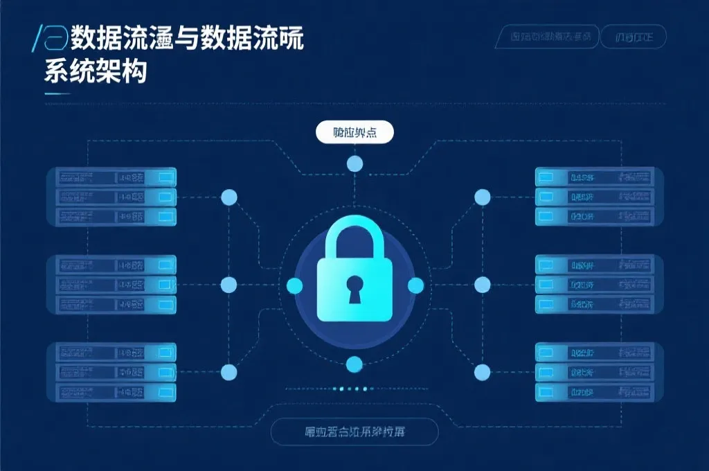 数据流程与技术架构示意图